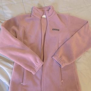 Columbia Women’s lilac fleece jacket Size S